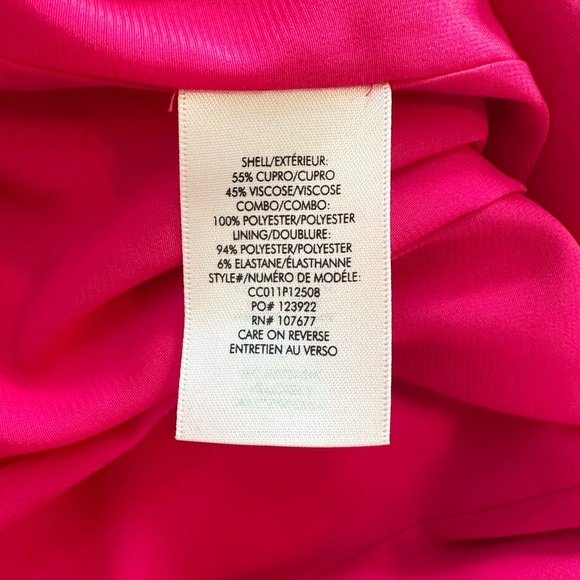 NWT Alice + Olivia Stella Cutout Midi Pink Dress - Picture 14 of 14